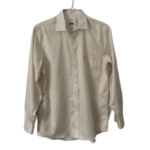 Joseph Abboud Dress Shirt Size 34/35 Neck 16 1/2 Long Sleeve Button Up S…